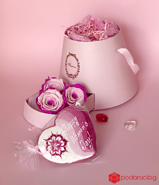 Подаръчен комплект Розова феерия