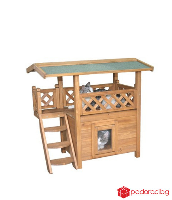 Къща за котка LODGE 77х50х73см