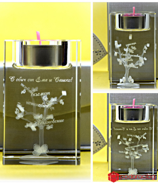 Кристален свещник