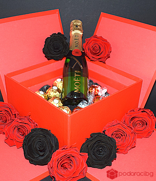 Подаръчна кутия Червена страст