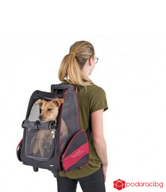 Транспортна чанта за куче с колелца Vacation 42x25x55см