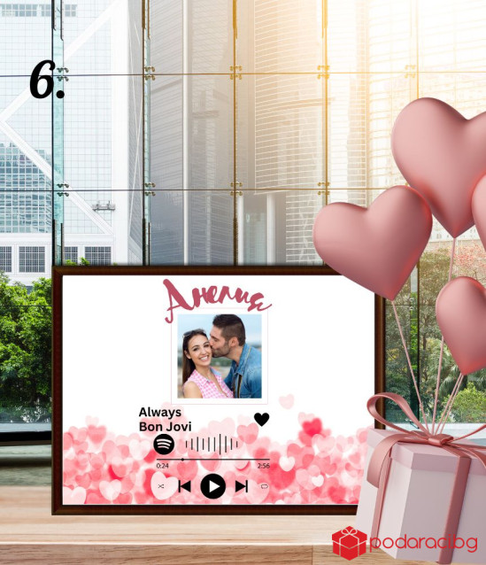 Spotify персонализиран колаж за Свети Валентин