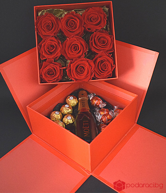 Подаръчна кутия Червена страст