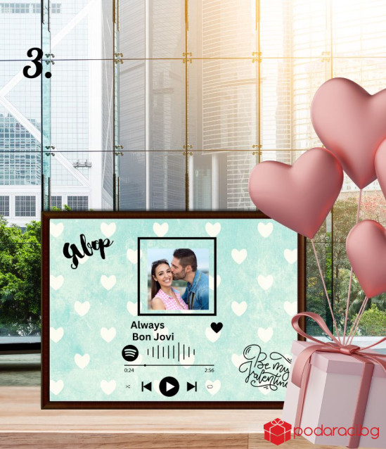 Spotify персонализиран колаж за Свети Валентин