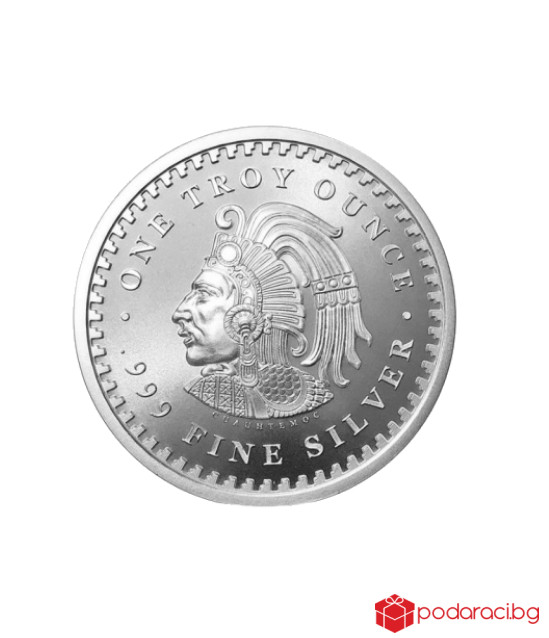 Сребърна монета Ацтекски календар 1 Oz