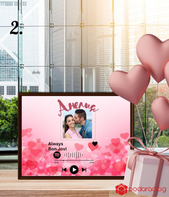 Spotify персонализиран колаж за Свети Валентин