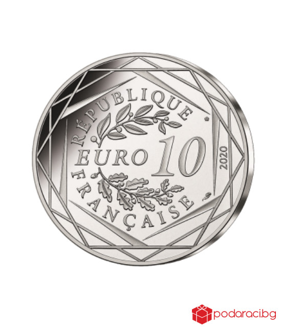 Сребърна монета Пощальонът смърф