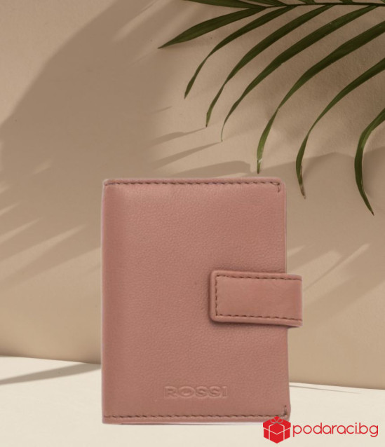 Дамски визитник цвят Пепел от рози - ROSSI