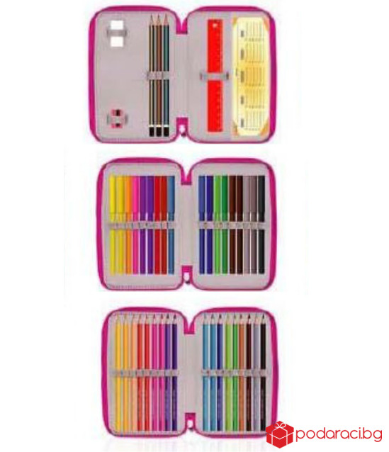 Несесер с 3 ципа Space Champ