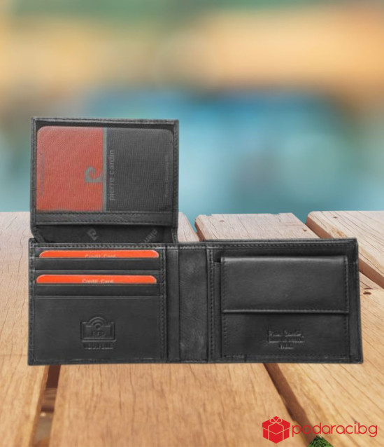 Мъжки кожен портфейл PIERRE CARDIN