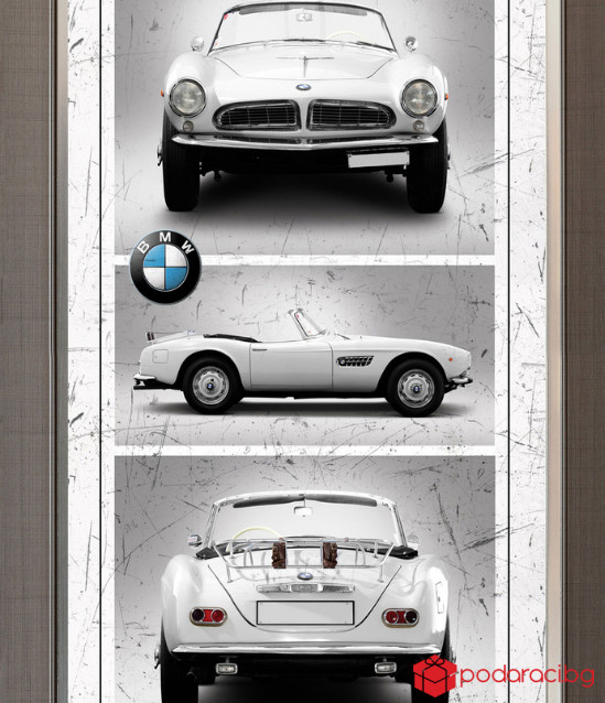 Репродукция BMW 1957 - бял