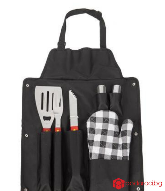 Сет за барбекю с калъф престилка