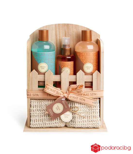 Козметичен комплект  с азиатско нероли и сандалово дърво, 5 части