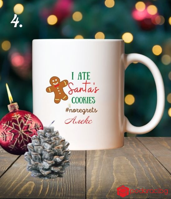 Коледна чаша с персонализация