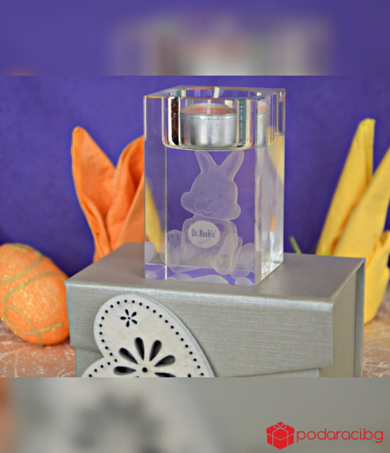 Кристален свещник