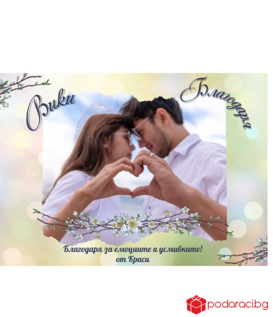 Collage with your photo thank you