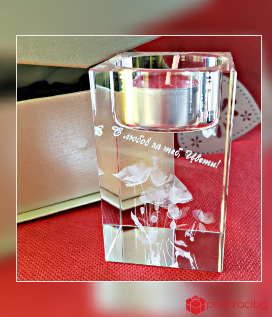 Кристален свещник