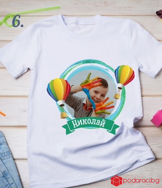 Персонализирана тениска за дете със снимка по ваш избор