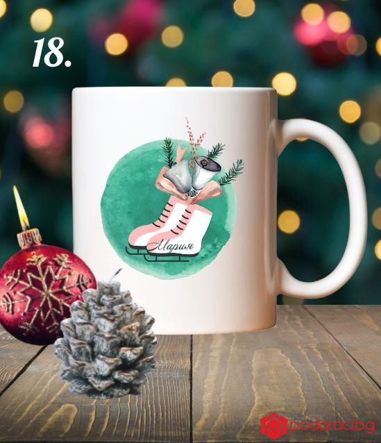 Коледна чаша с персонализация