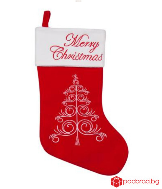 Коледен чорап филц