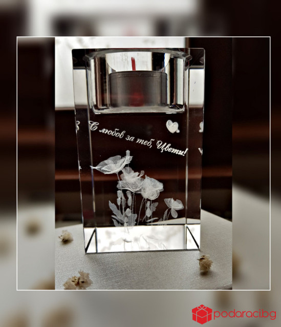 Кристален свещник