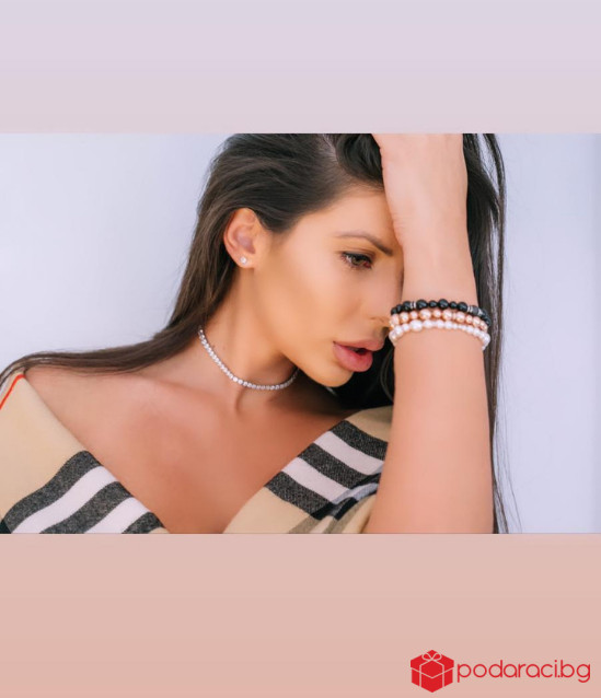 Комплект с обици и гривна