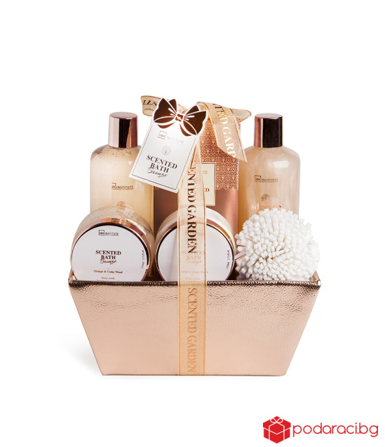 Козметичен комплект Scented Bath Bronz с портокал и кедрово дърво
