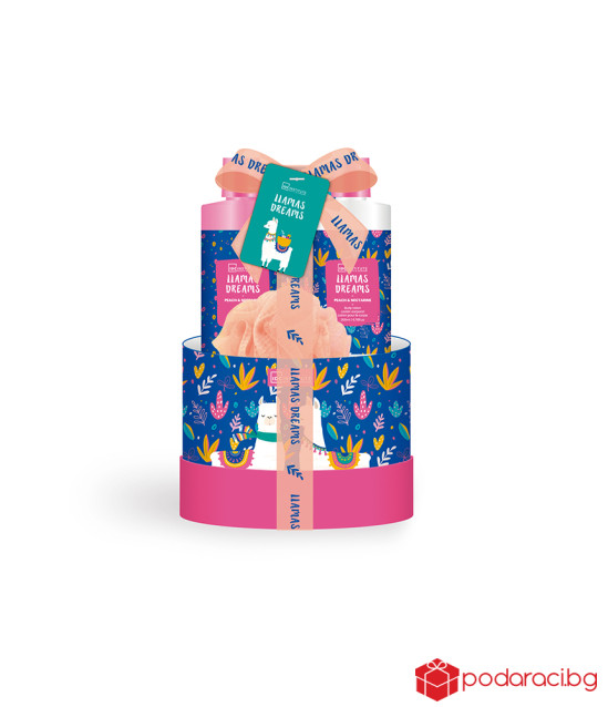 Козметичен комплект Lama's dreams с праскова и нектарина