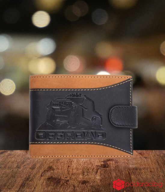 Мъжки портфейл SILVER FLAME - колекция Off Road