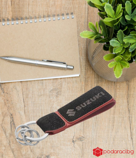 Ключодържател SILVER FLAME с лого на Suzuki