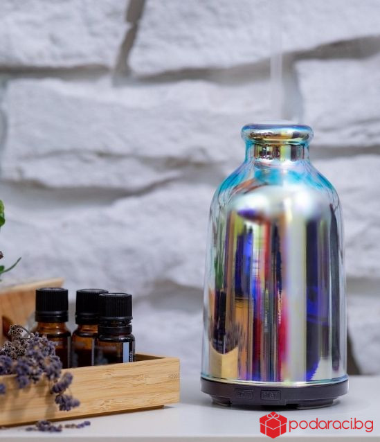 АРОМА ДИФУЗЕР МОХАНА СТЪКЛО 3D ЕФЕКТ ДЯДО КОЛЕДА