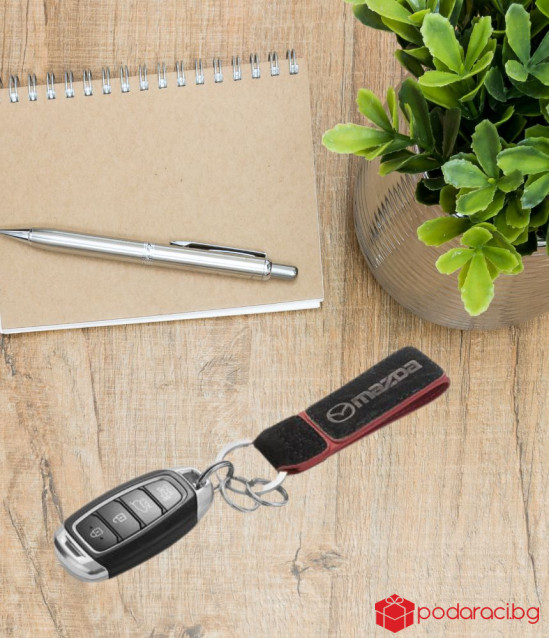 Ключодържател SILVER FLAME с лого на Mazda