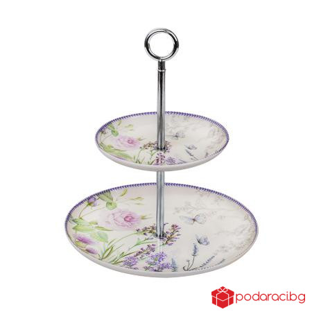 Лавандула поднос на 2 нива