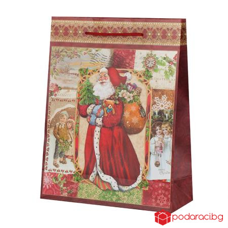 Дядо Коледа харт.торба голяма
