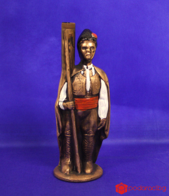 Бутилка вино Български фолклор, мъж