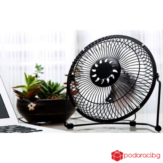 Удобен USB вентилатор за компютър и стая