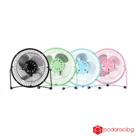 Удобен USB вентилатор за компютър и стая