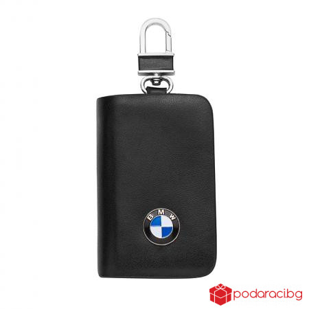 Ключодържател с лого на BMW - черен