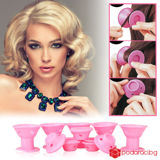 Силиконови ролки за лесни къдрици Peco Roll