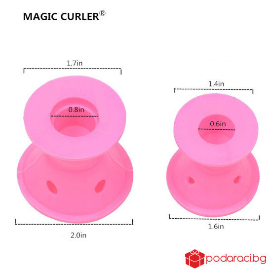 Силиконови ролки за лесни къдрици Peco Roll