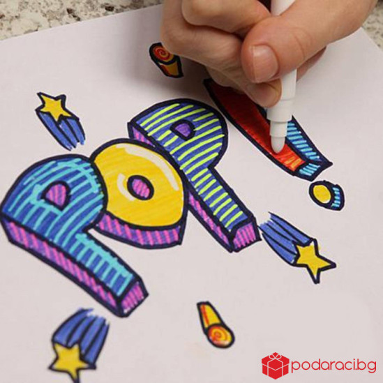 Комплект магически флумастри