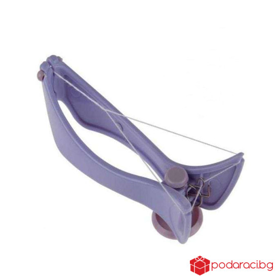 Обезкосмяване на  лицето с конец Slique