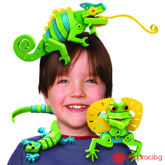 BLC Пъзел EVA 3D Гущер & Хамелион