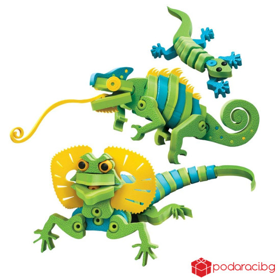 BLC Пъзел EVA 3D Гущер & Хамелион