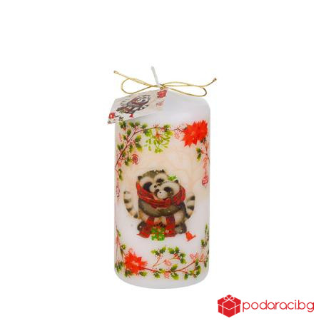 Коледна свещ еноти 120/60мм