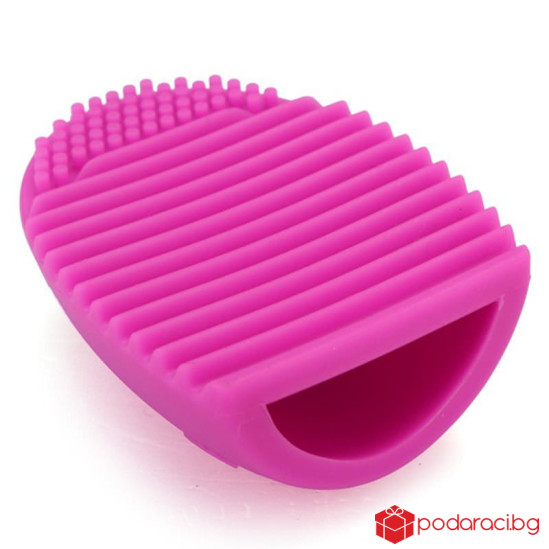 Силиконова гъба за почистване на четки за грим