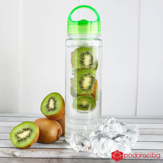 Детокс бутилка за вода и ароматни напитки Tritan