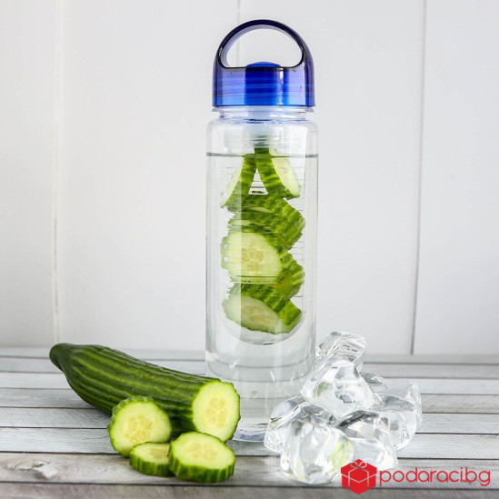 Детокс бутилка за вода и ароматни напитки Tritan