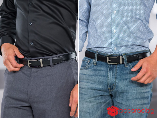 Елегантен мъжки колан с автоматичен механизъм