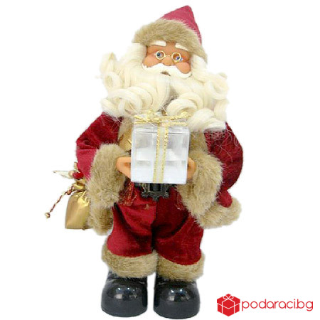Музикален Дядо Коледа 28 см.